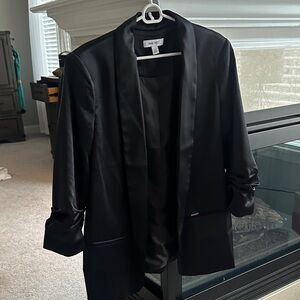 Nine West Satin Black Blazer